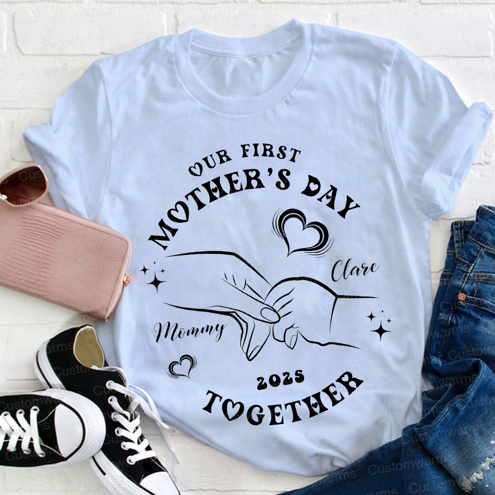 Personalized First Mother's Day Mommy and Baby Outfit | CWFamily39