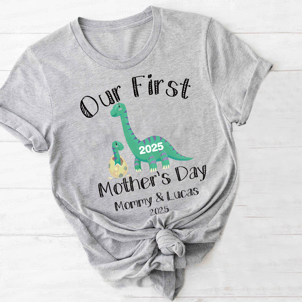 Personalized First Mother's Day Mommy and Baby Outfit | CWFamily27