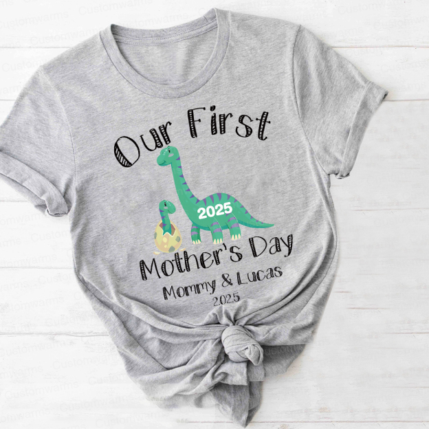 Personalized First Mother's Day Mommy and Baby Outfit | CWFamily27