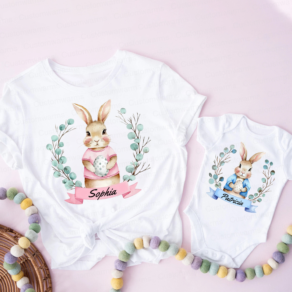 Personalized Family Happy Easter Matching Shirt | CWEaster61