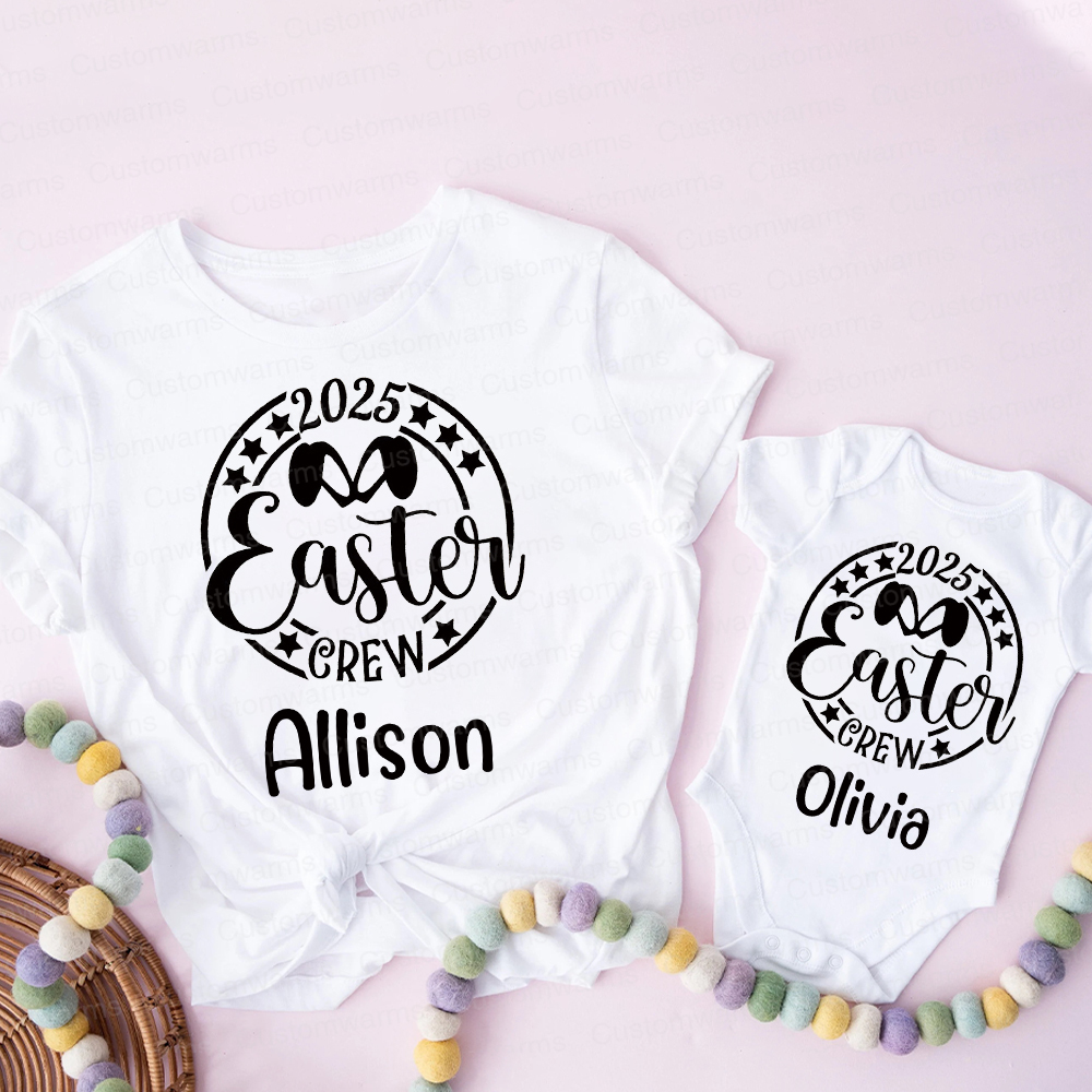 Personalized Family Happy Easter Matching Shirt | CWEaster62