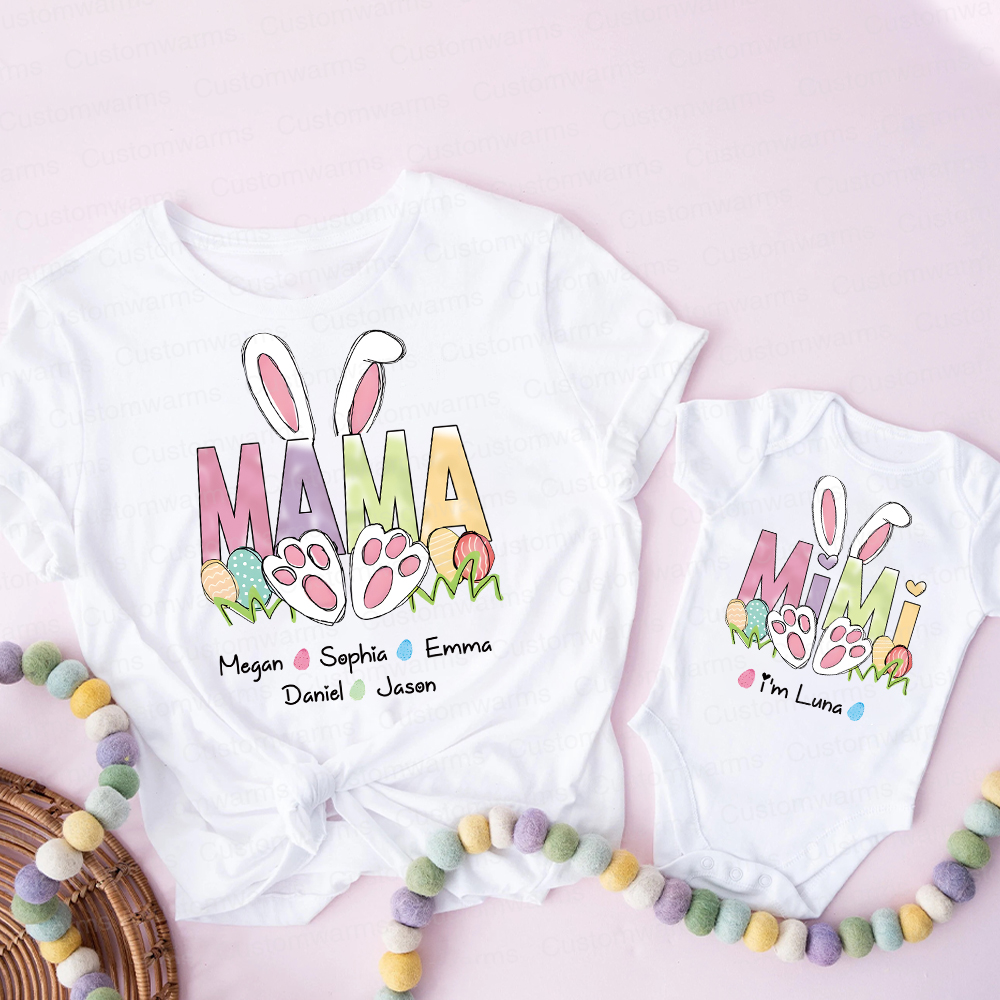 Personalized Family Happy Easter Matching Shirt | CWEaster64