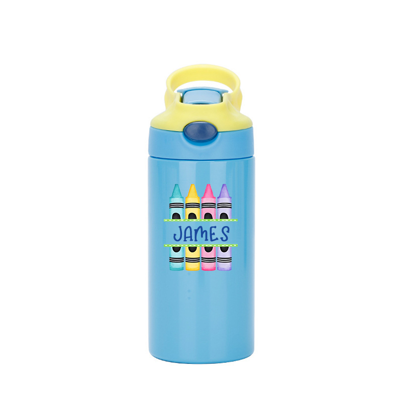 Personalised BPA Free 12oz Kid Water Bottles | YouBottle76