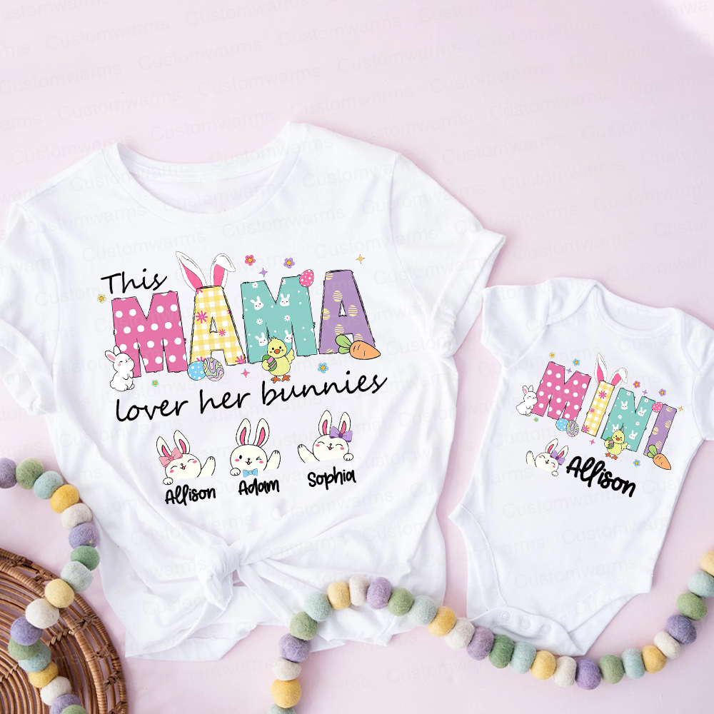 Personalized Family Happy Easter Matching Shirt | CWEaster68