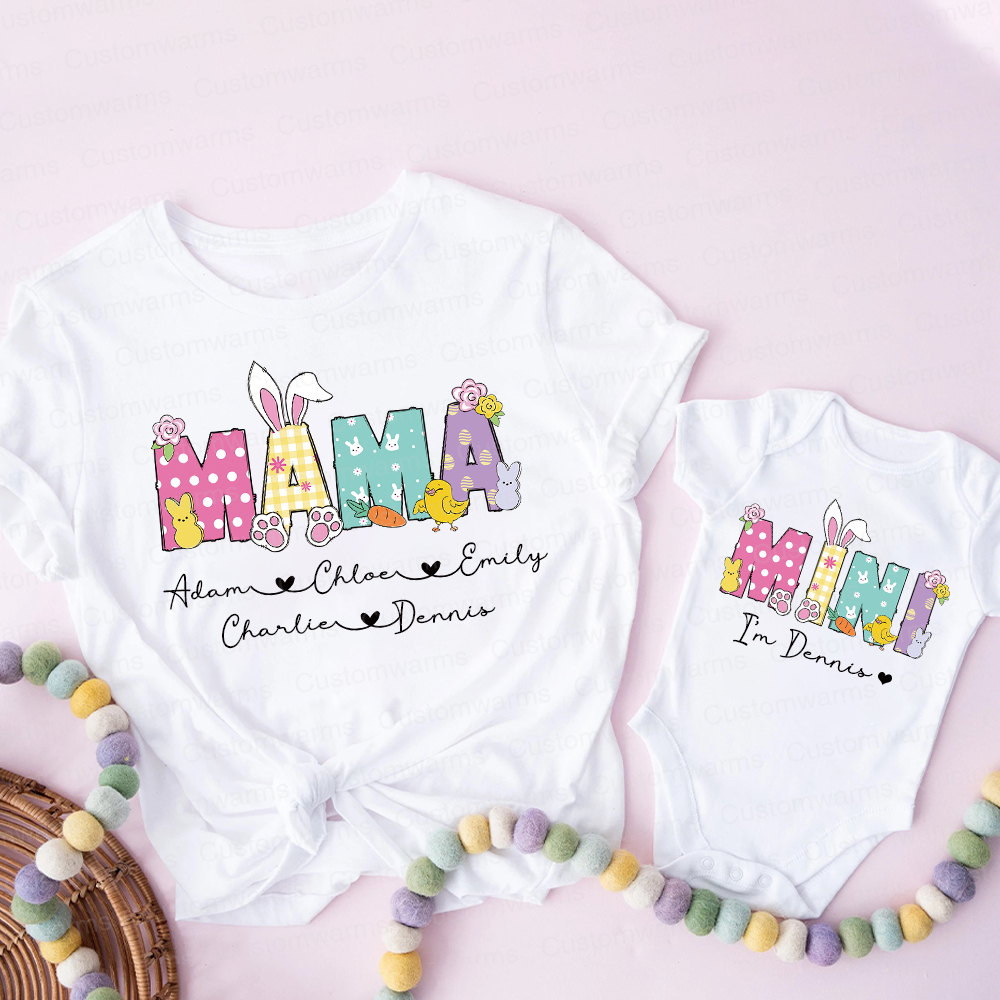 Personalized Family Happy Easter Matching Shirt | CWEaster73