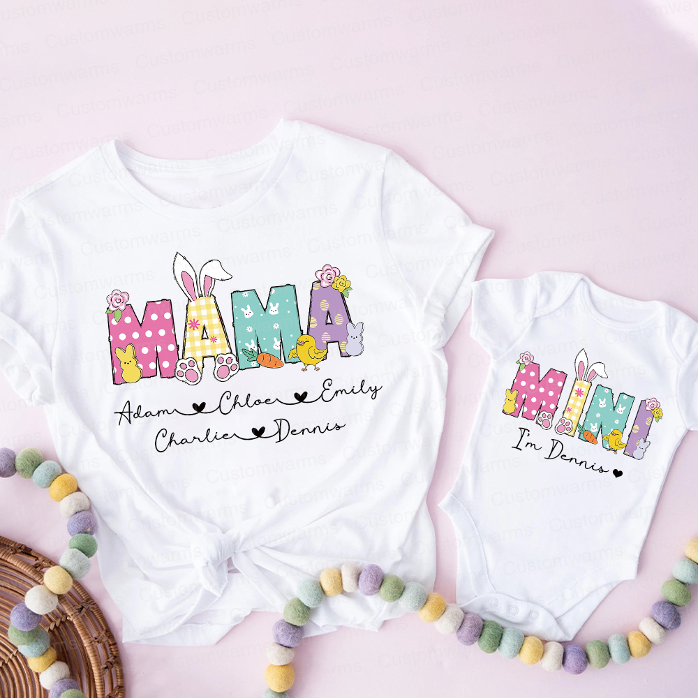 Personalized Family Happy Easter Matching Shirt | CWEaster73