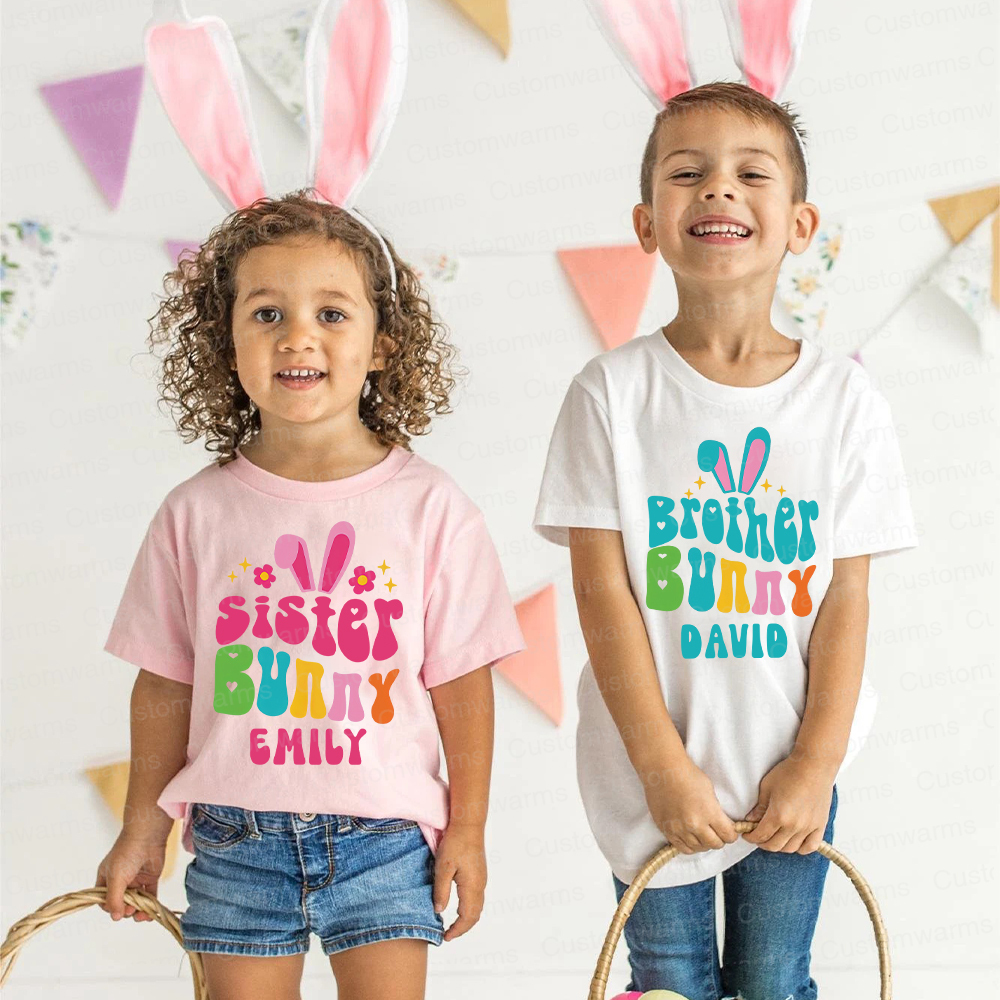 Personalized Family Happy Easter Matching Shirt | CWEaster75
