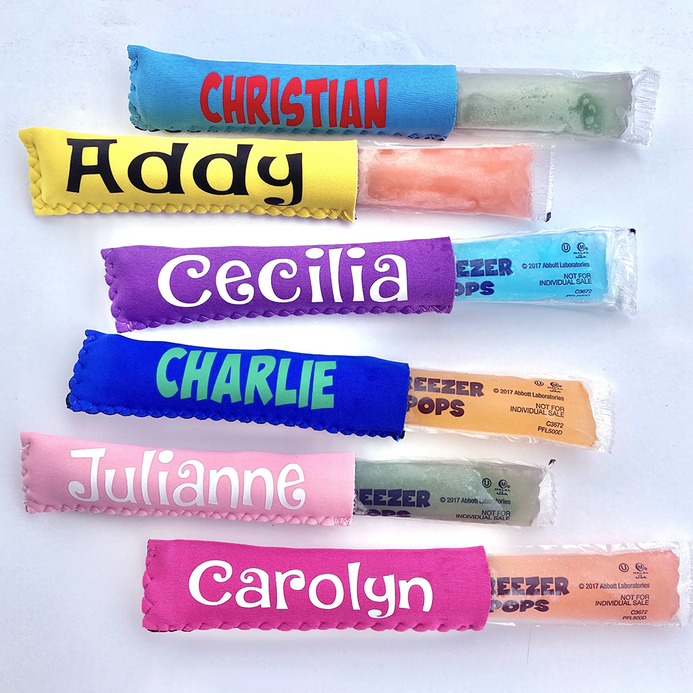 Personalized Icy Frozen Yogurt Popsicle Holder | CWBeach180