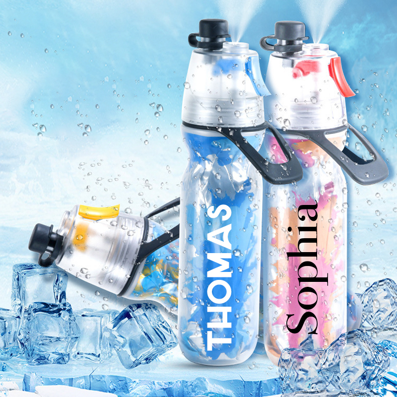 Personalised BPA Free 17oz Sport Cool Spray Water Bottle | YouBottle79