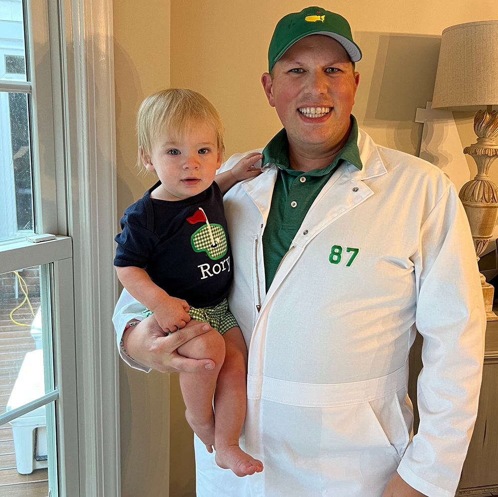 Personalized Baby Monogrammed Golf Applique Romper and Shorts Set | CWBaby209