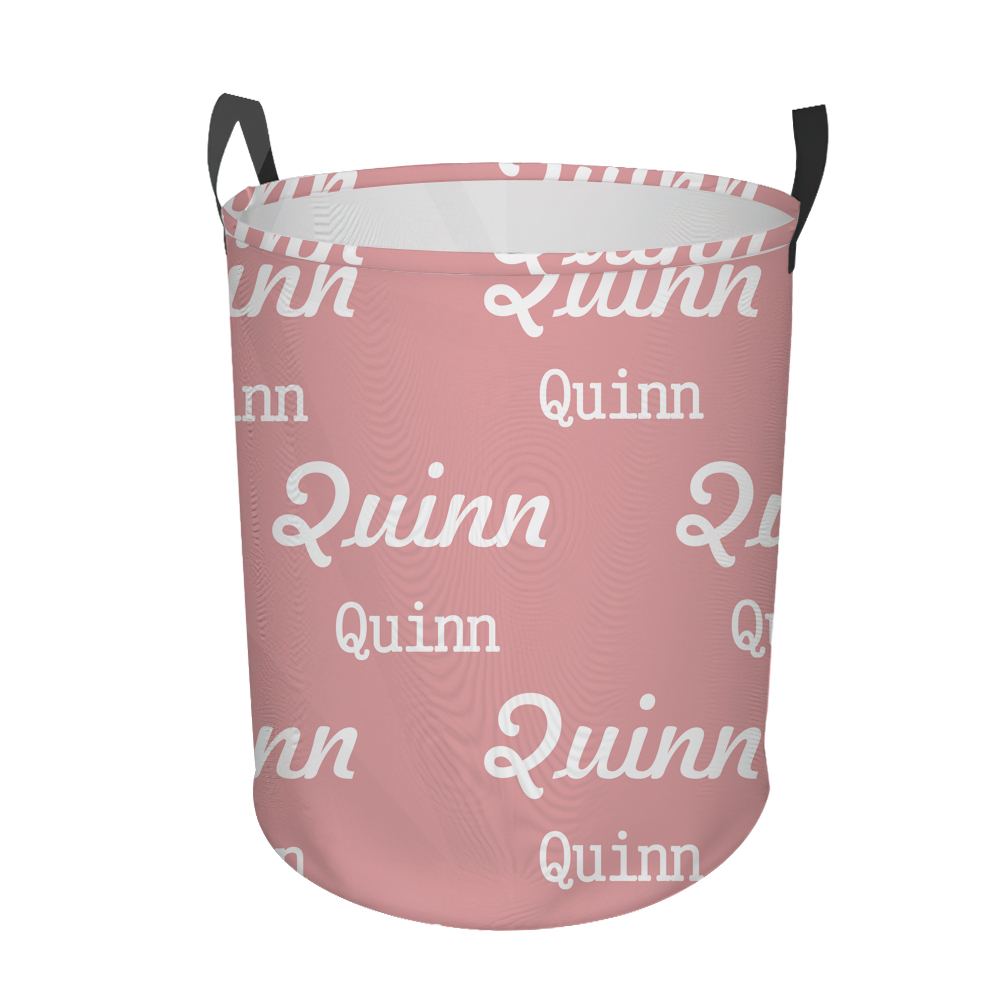 Personalized Laundry Collapsible Baskets with Handle | CWBasket06