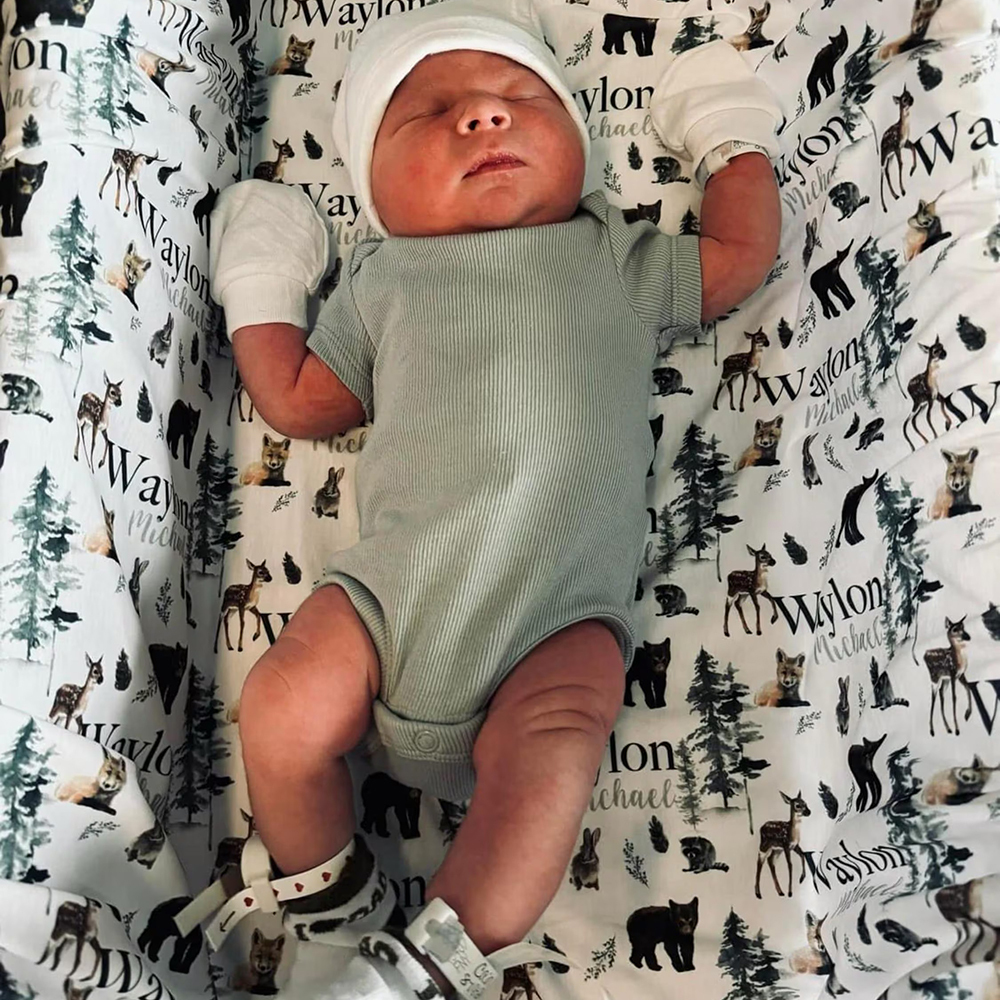 Personalized Baby Swaddle Blanket Set for Comfort & Unique | BBBlanket22