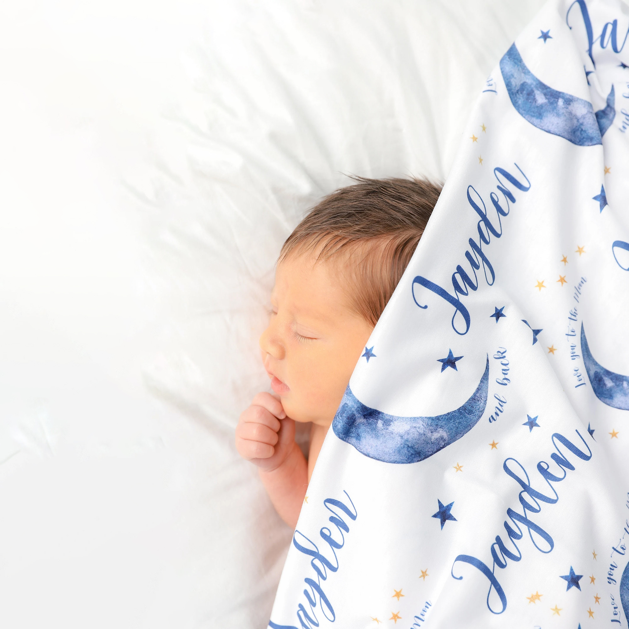 Personalized Baby Swaddle Blanket Set for Comfort & Unique | BBBlanket30