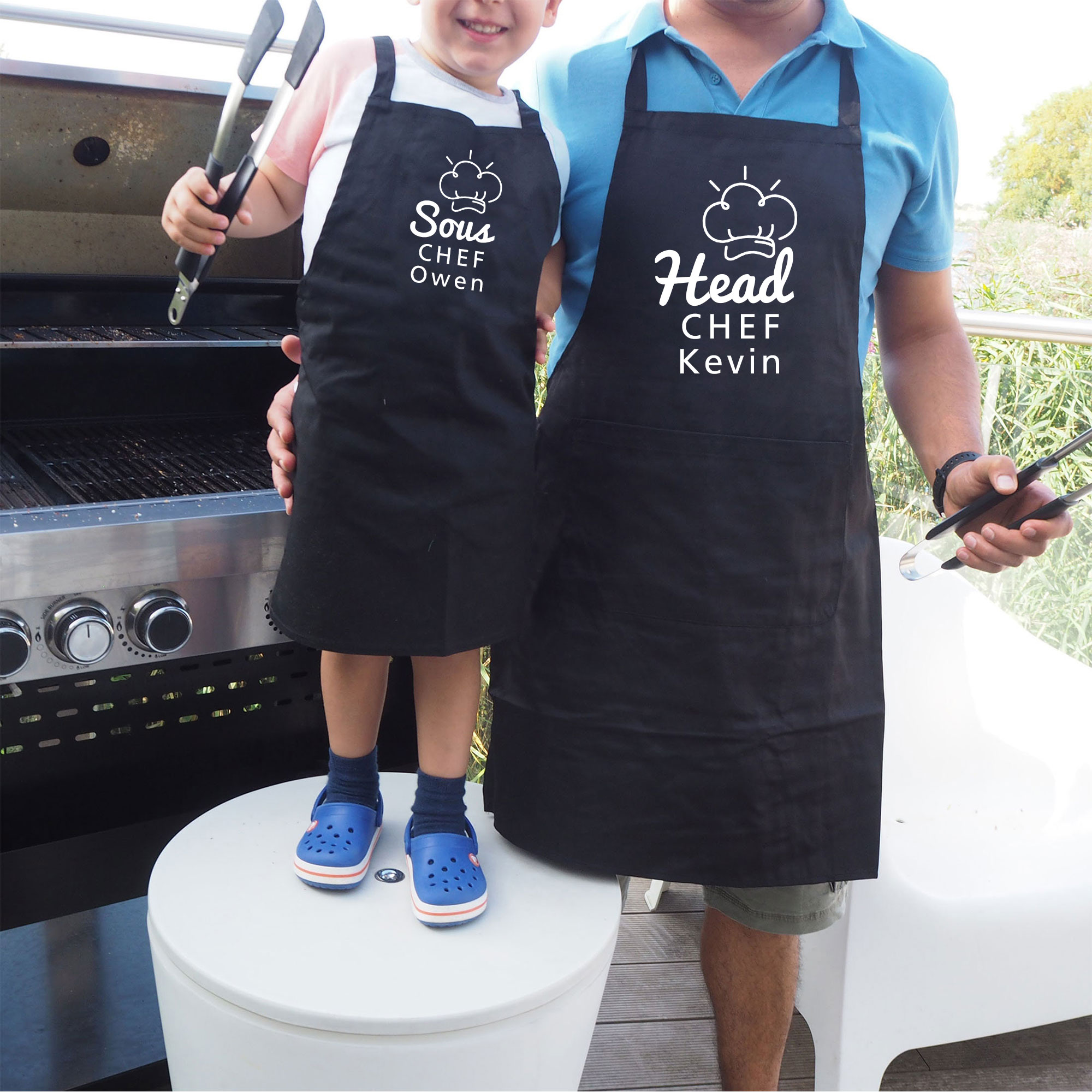 Personalised Multifunctional Waterproof Matching Family Apron | Apron32