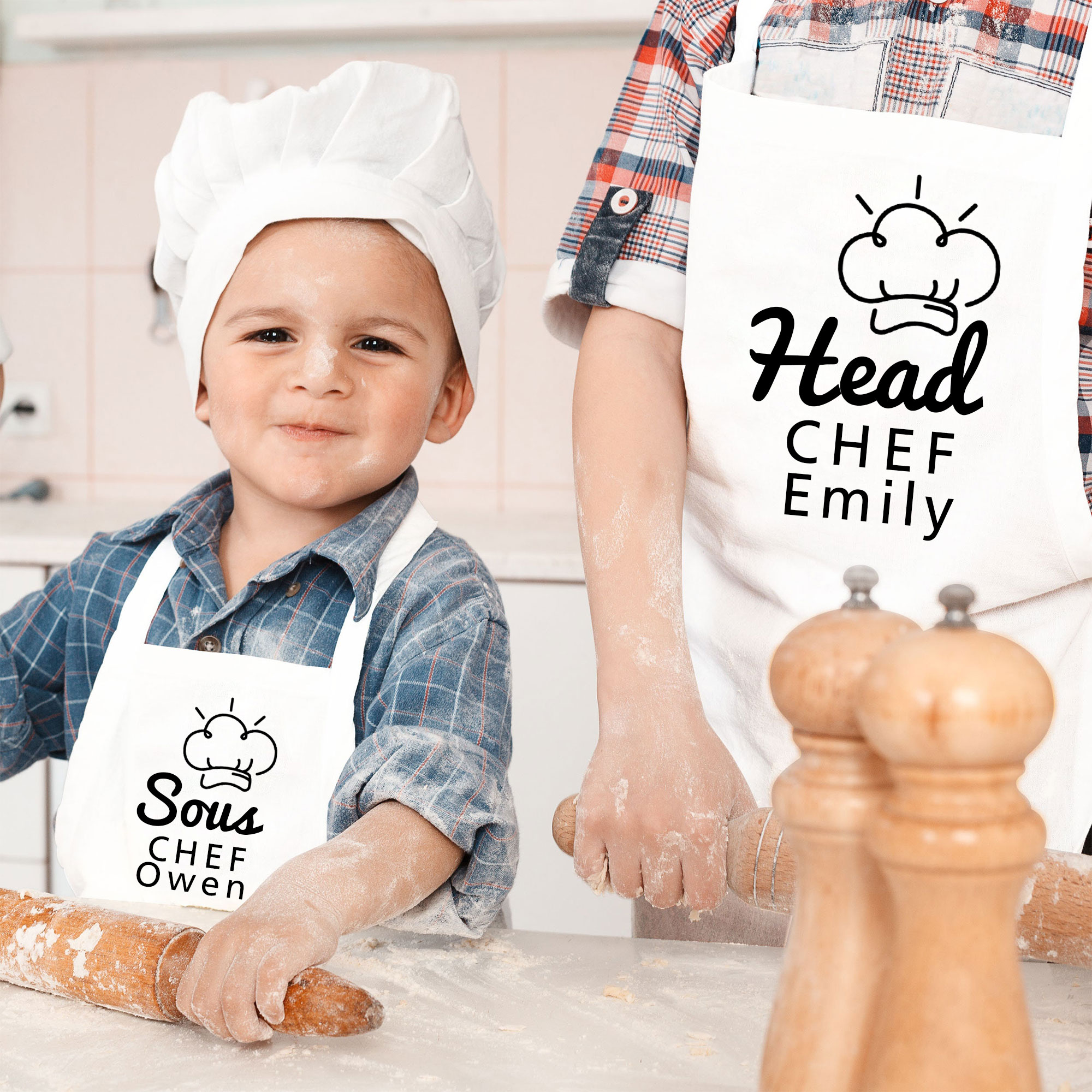 Personalised Multifunctional Waterproof Matching Family Apron | Apron3201
