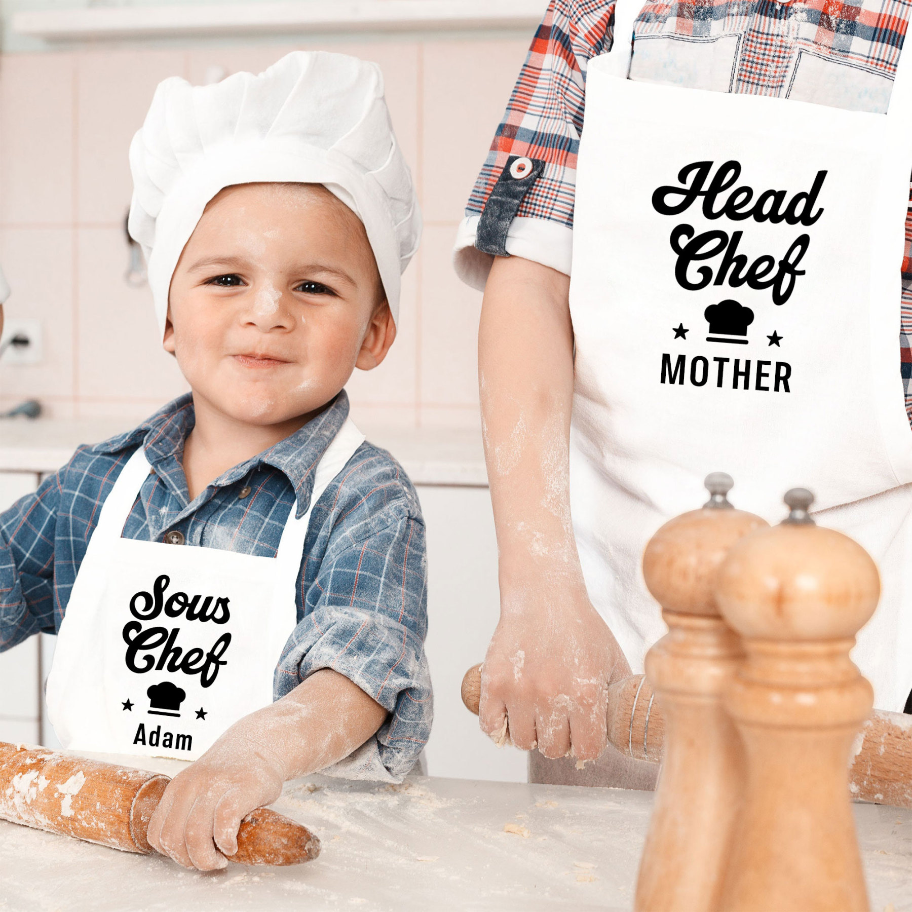 Personalised Multifunctional Waterproof Matching Family Apron | Apron3401