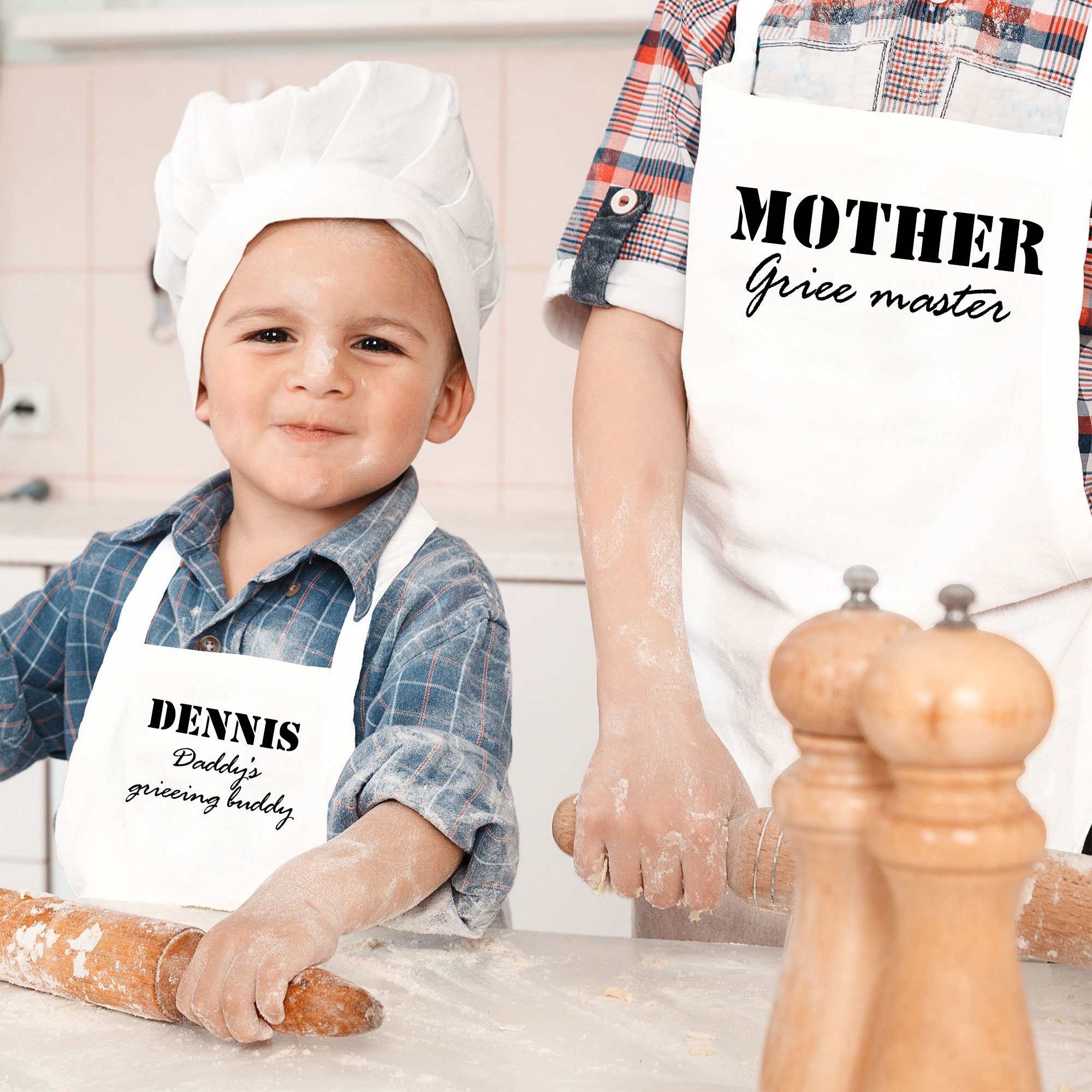 Personalised Multifunctional Waterproof Matching Family Apron | Apron3501