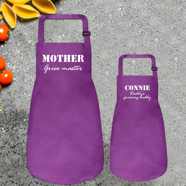 Personalised Multifunctional Waterproof Matching Family Apron | Apron3501