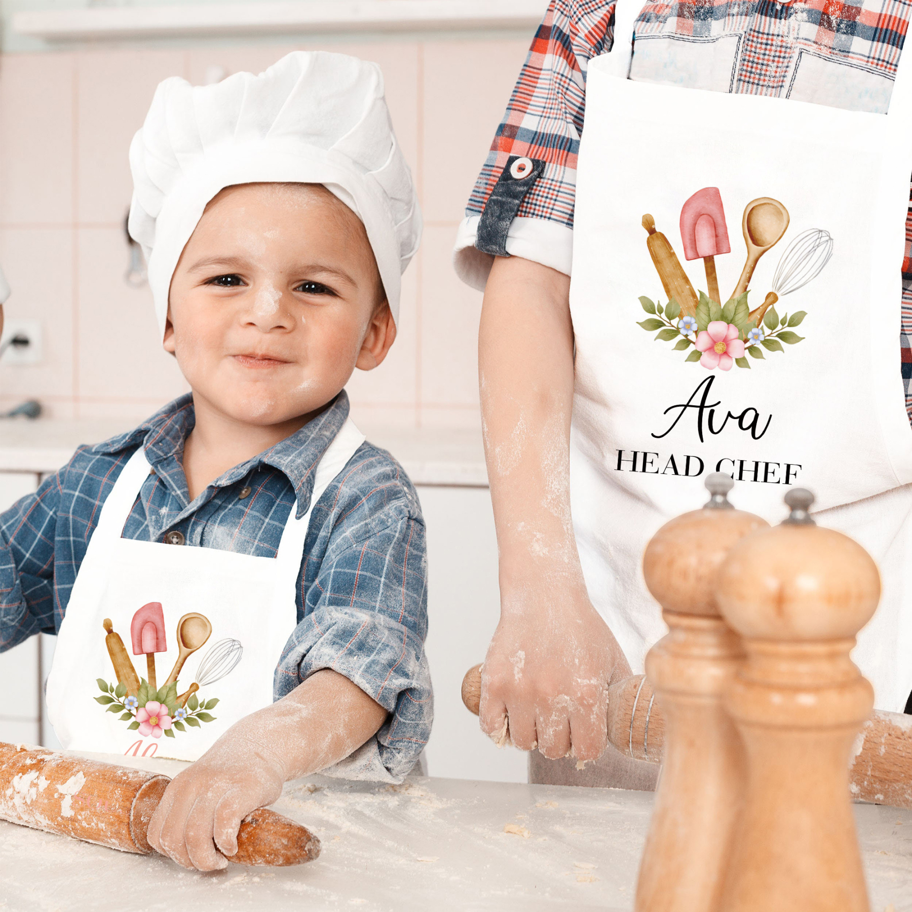 Personalised Multifunctional Waterproof Matching Family Apron | Apron37