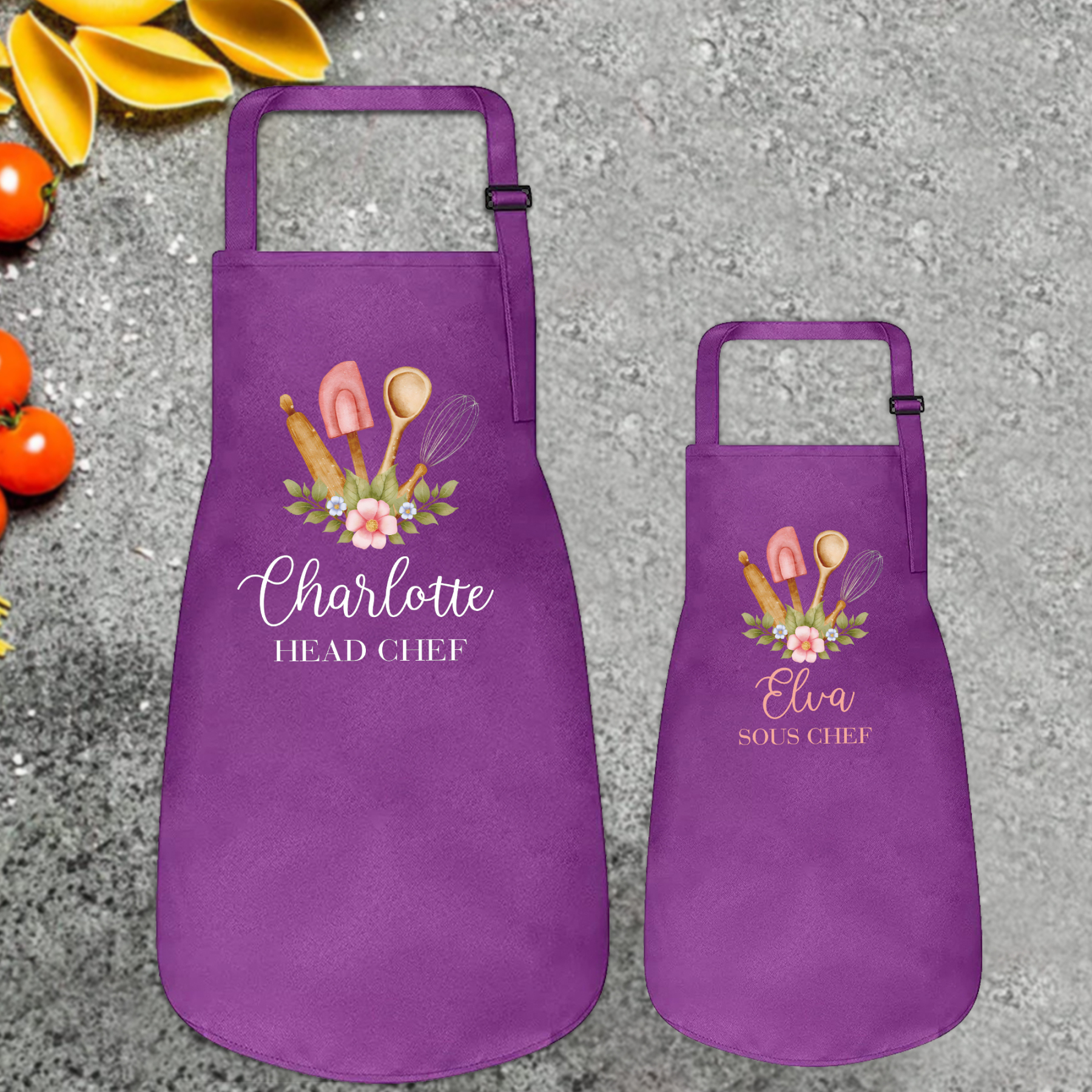 Personalised Multifunctional Waterproof Matching Family Apron | Apron37