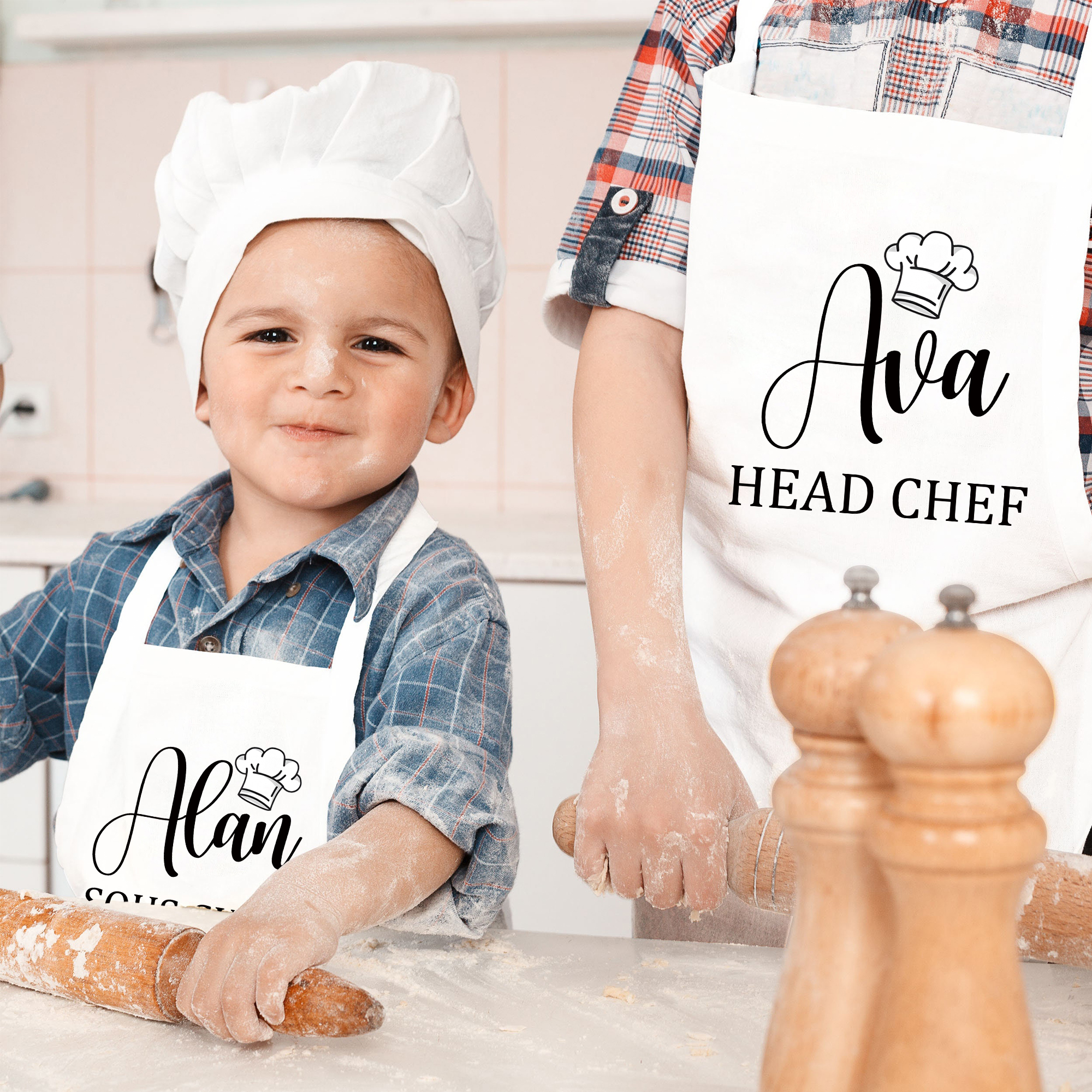 Personalised Multifunctional Waterproof Matching Family Apron | Apron38