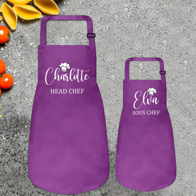 Personalised Multifunctional Waterproof Matching Family Apron | Apron38