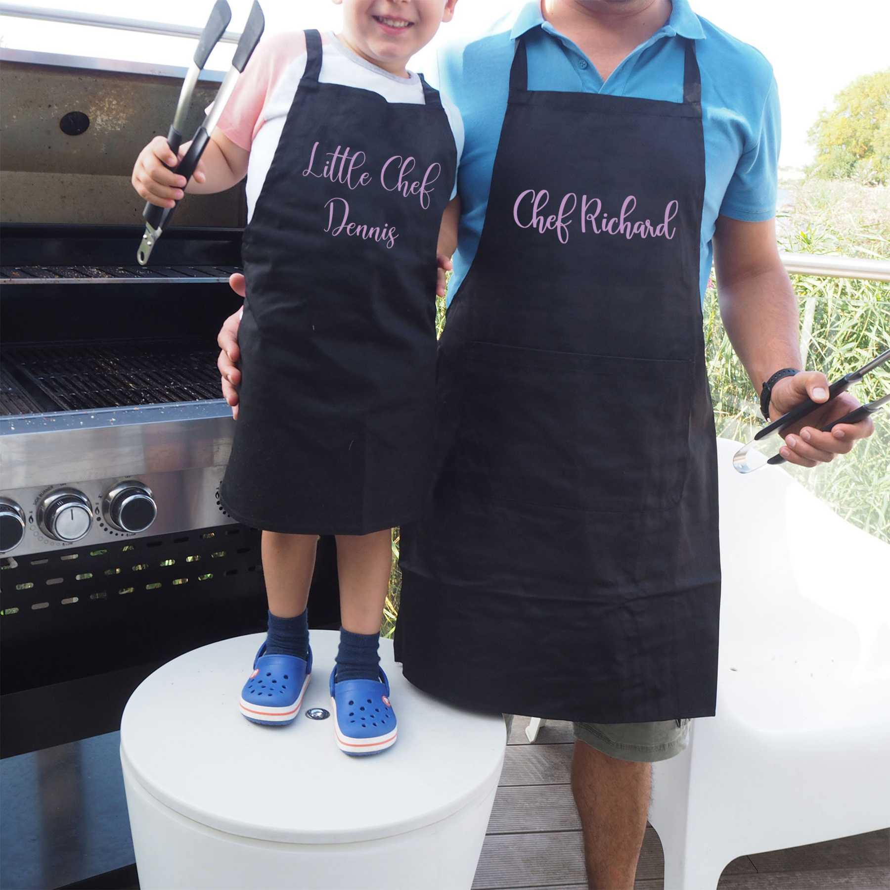Personalised Multifunctional Waterproof Matching Family Apron | Apron39