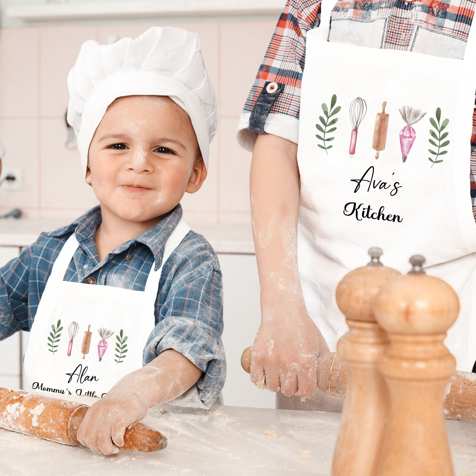 Personalised Waterproof Matching Family Apron | Apron40