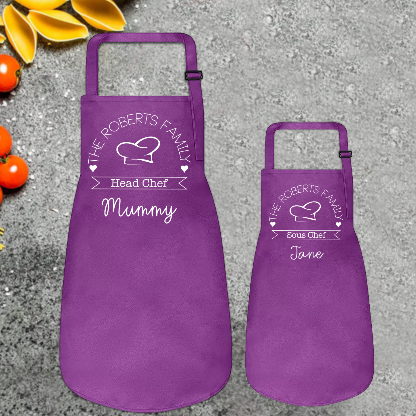 Personalised Multifunctional Waterproof Matching Family Apron | Apron42