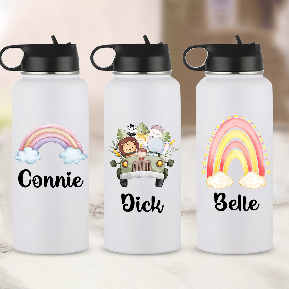 Personalized BPA Free 12oz/18oz Stainless Steel Water Bottle | YouBottle92