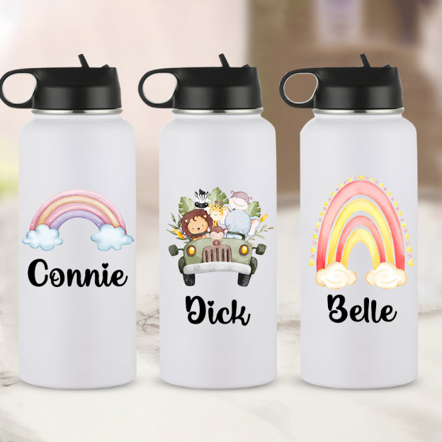 Personalized BPA Free 12oz/18oz Stainless Steel Water Bottle | YouBottle92