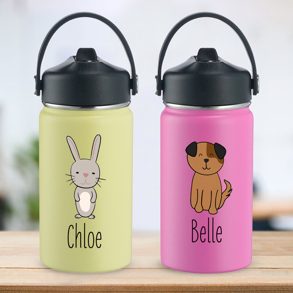 Personalized BPA Free 12oz Stainless Steel Water Bottle | YouBottle95
