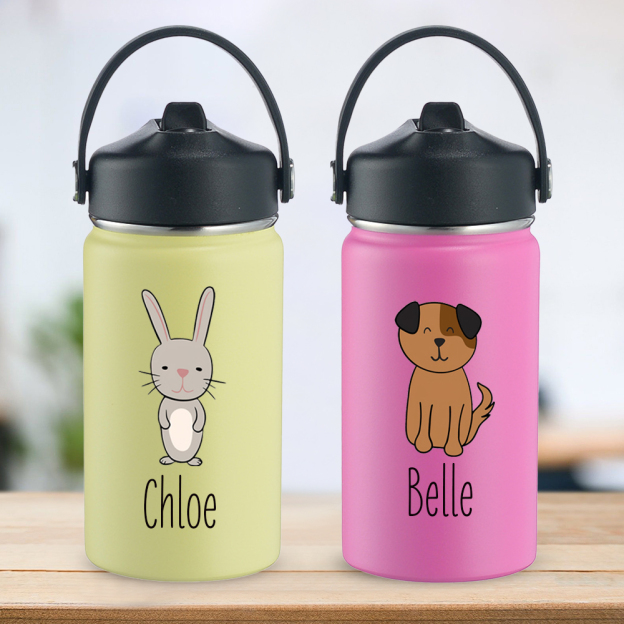 Personalized BPA Free 12oz Stainless Steel Water Bottle | YouBottle95