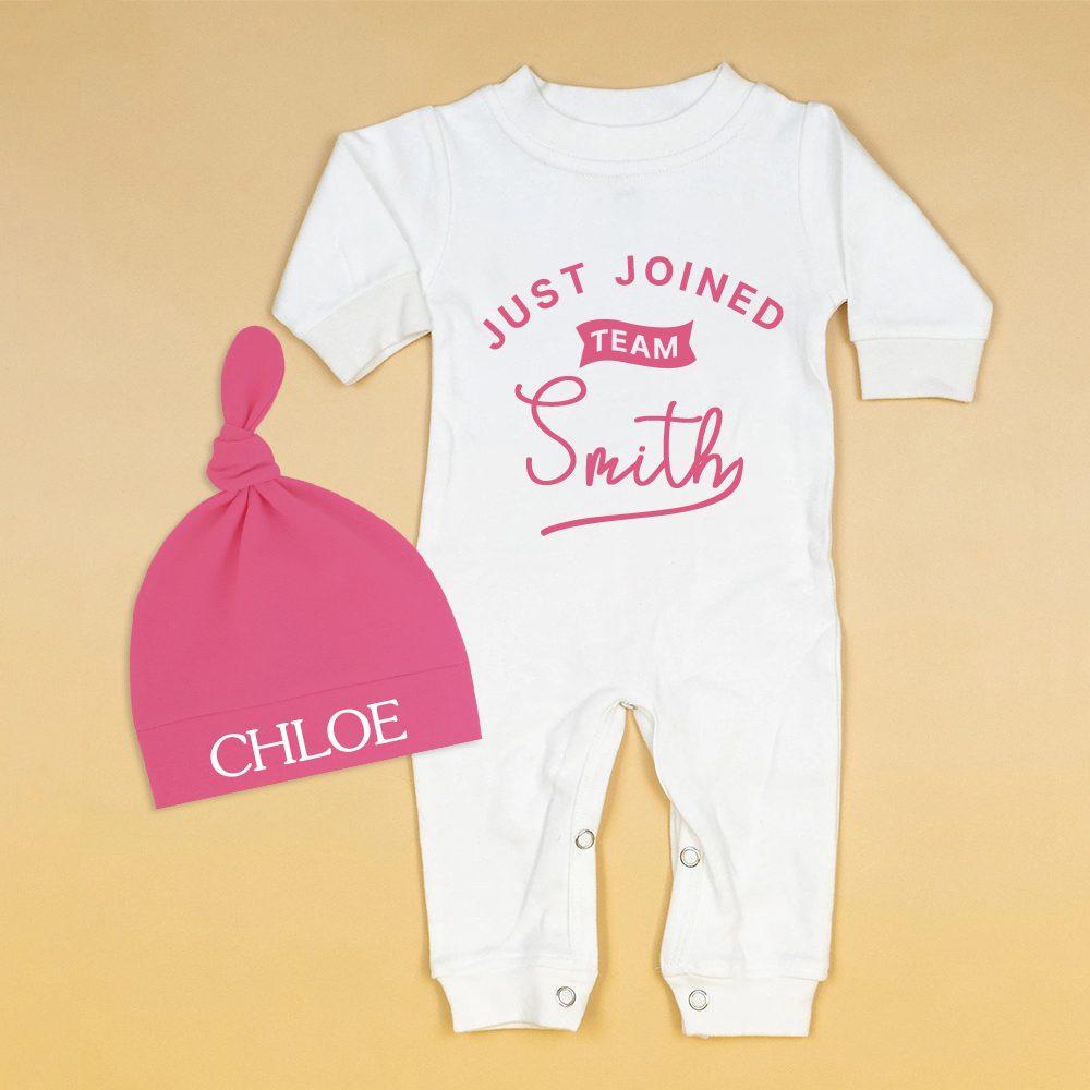Personalized Baby Coming Home Romper Onesie Set | CWBaby257