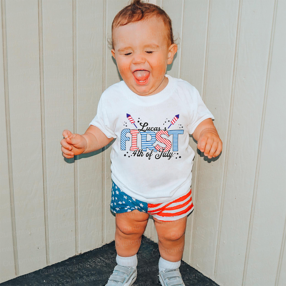 Personalized 4th of July Independence Day Shirts | CWBaby234