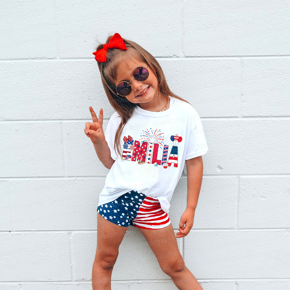 Personalized 4th of July Independence Day Shirts | CWBaby242