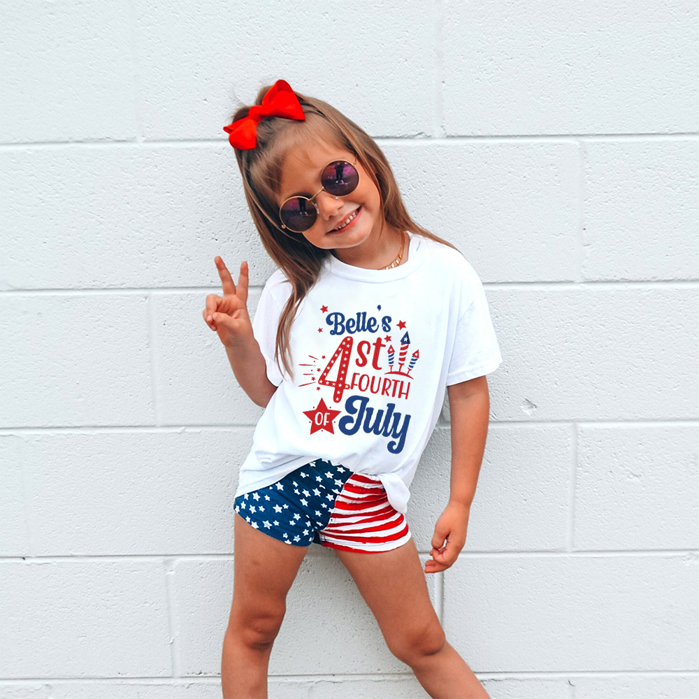 Personalized 4th of July Independence Day Shirts | CWBaby241