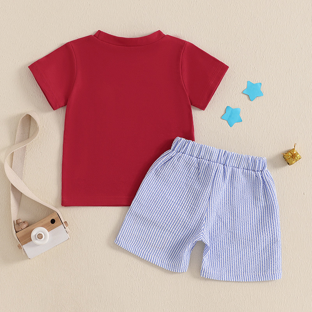 Personalized Boys The 4th Of July Shirt and Shorts Set  | CWBaby249