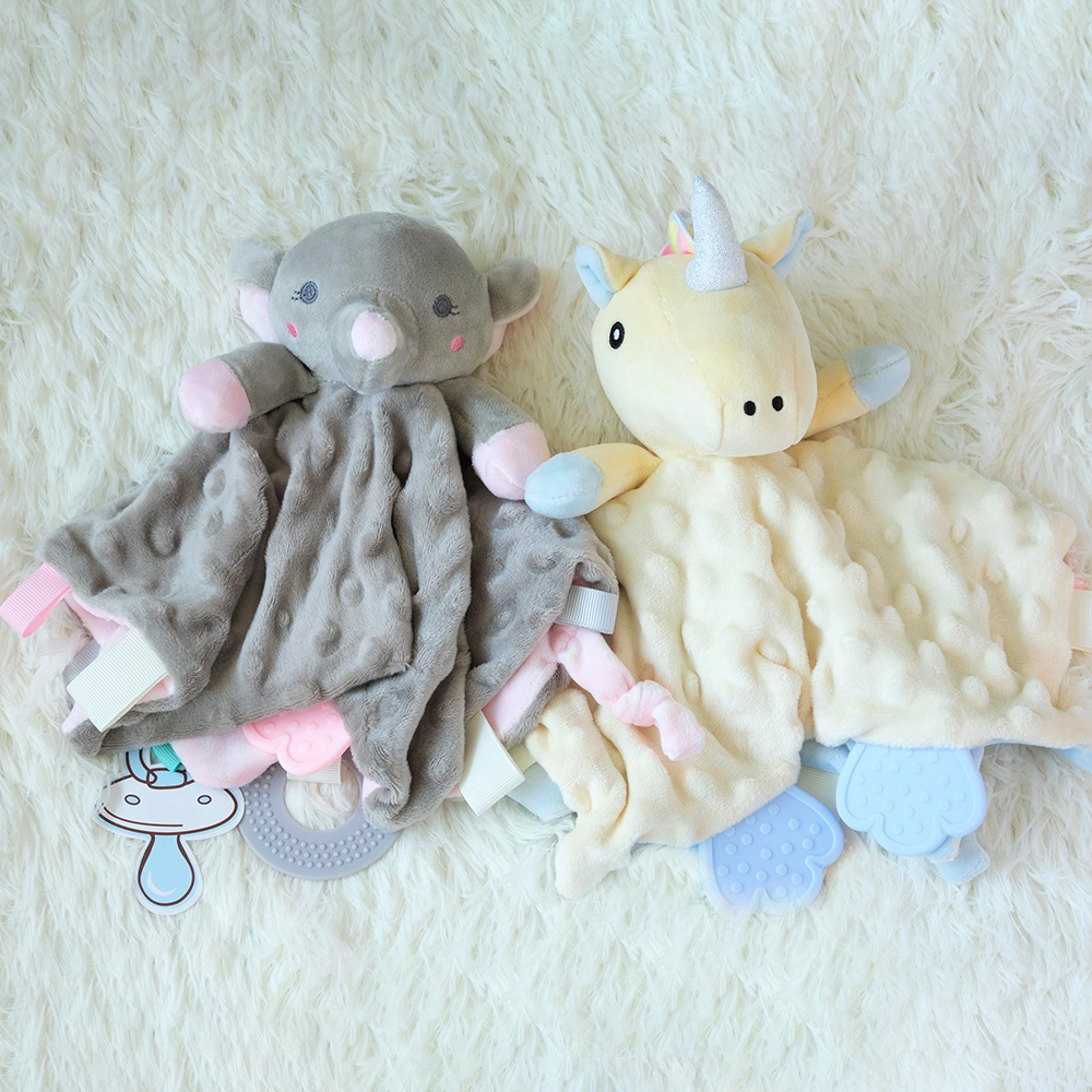 Personalized Baby Embroidery Comforter Sleep Toy | CWToy128