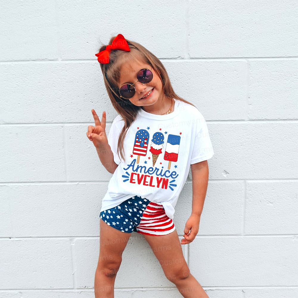 Personalized 4th of July Independence Day Shirts | CWBaby251
