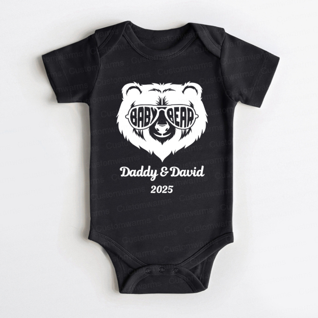 Personalized First Father's Day Daddy and Baby Outfit | CWFamily104