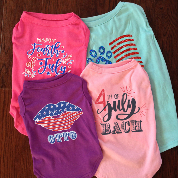 Personalized The 4th of July Soft Pet Shirt | BKPet151