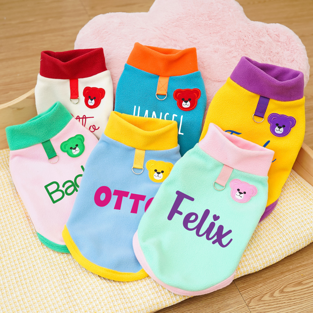 Personalized Colourful Soft Pets Sweatshirts | BKPet154