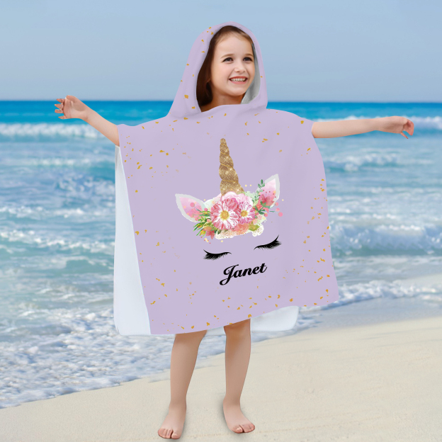 Personalized Hooded Beach Towel for Summer & Beach | CWHTowel06