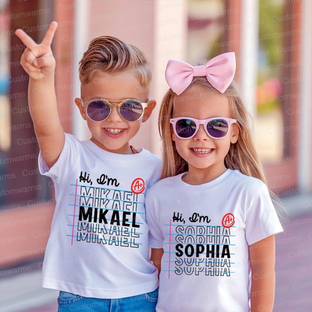 Personalized First Day Of Back To School Shirt | CWSchool07
