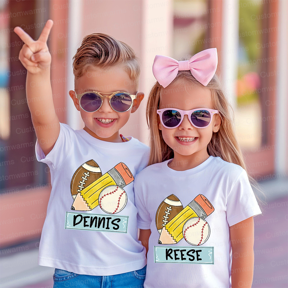 Personalized First Day Of Back To School Shirt | CWSchool08