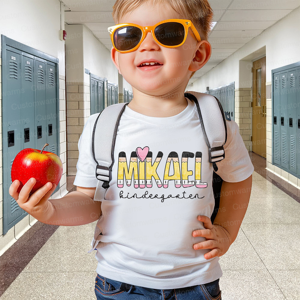 Personalized First Day Of Back To School Shirt | CWSchool09