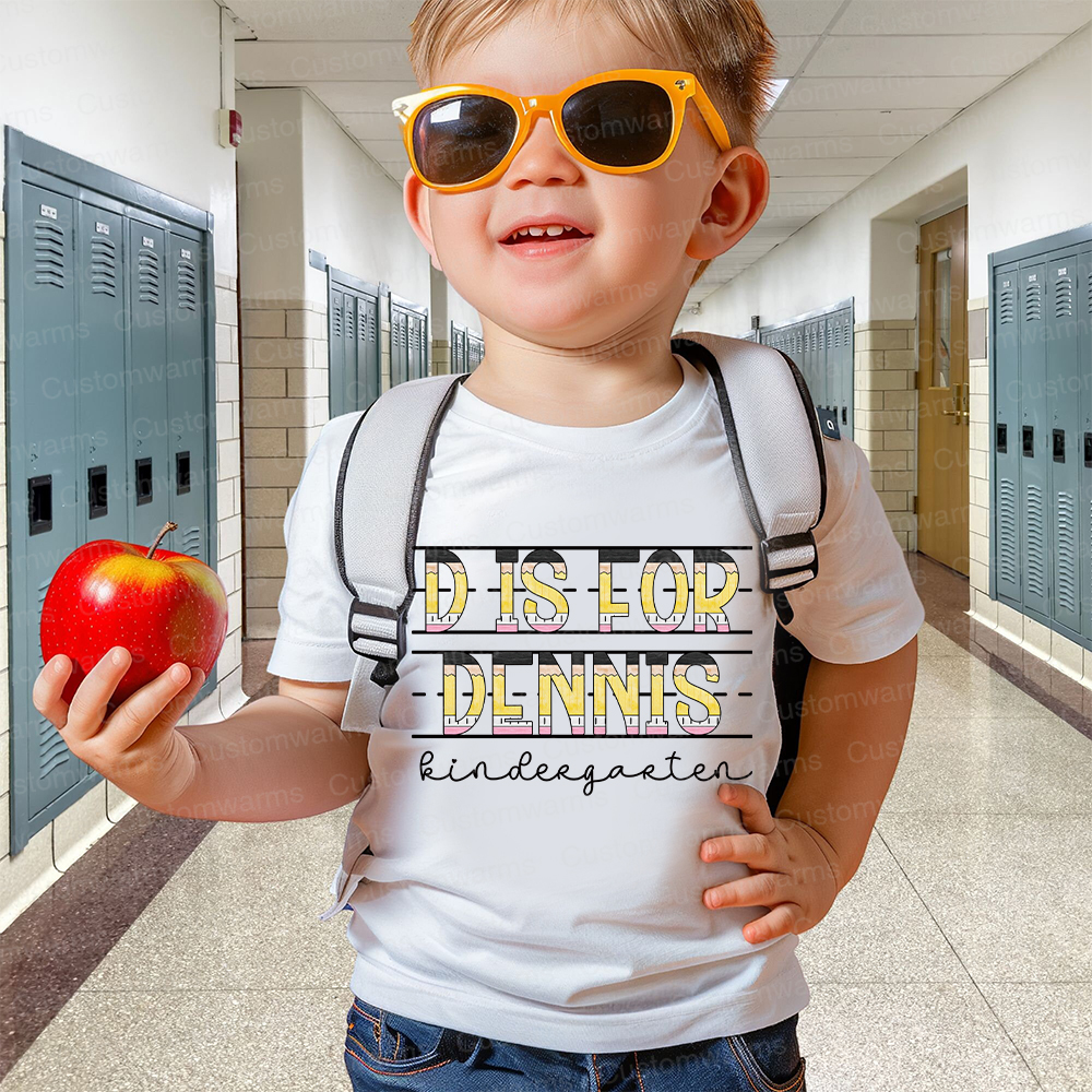 Personalized First Day Of Back To School Shirt | CWSchool12