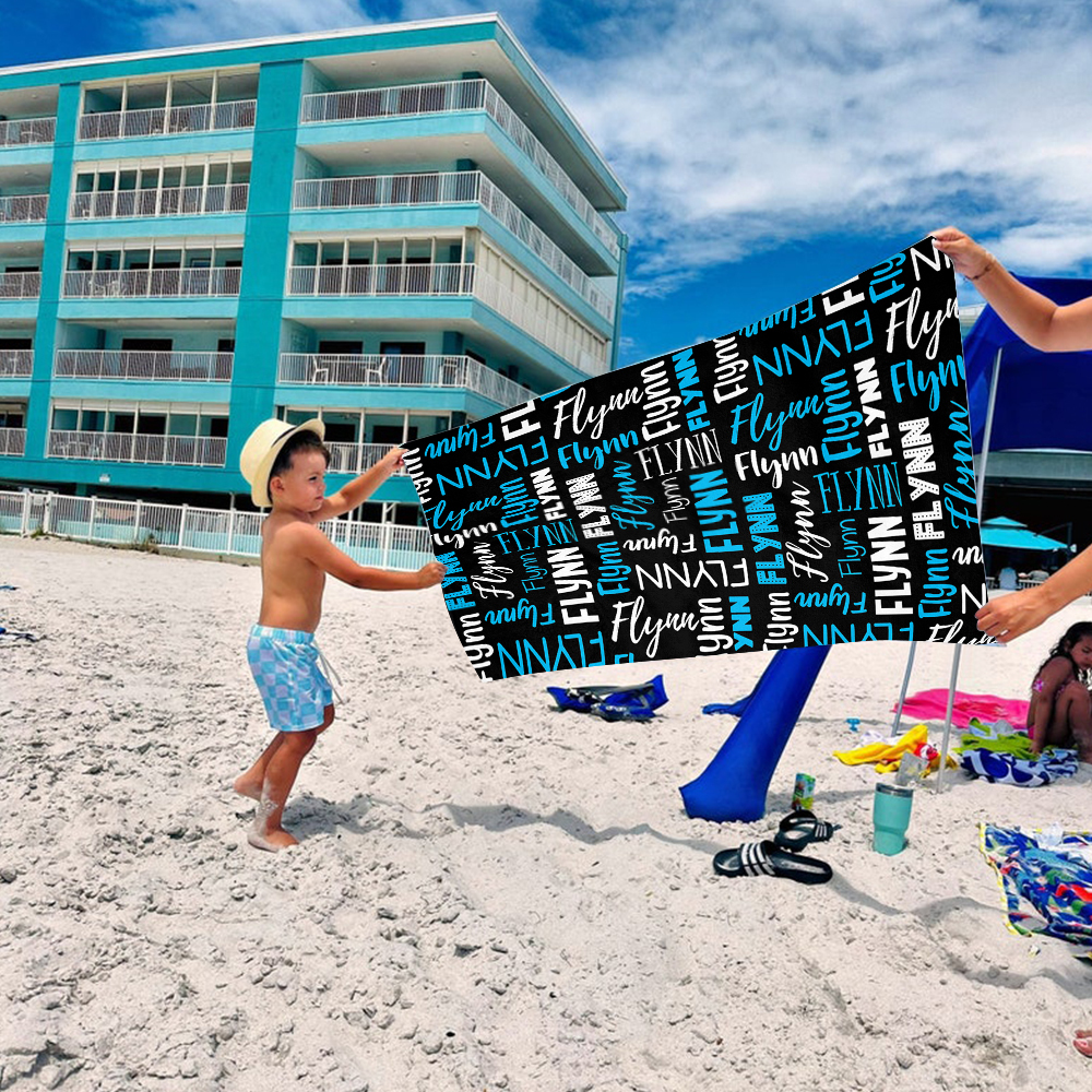 Personalized Lovely Kid Towel for Summer & Beach | CWTowel59