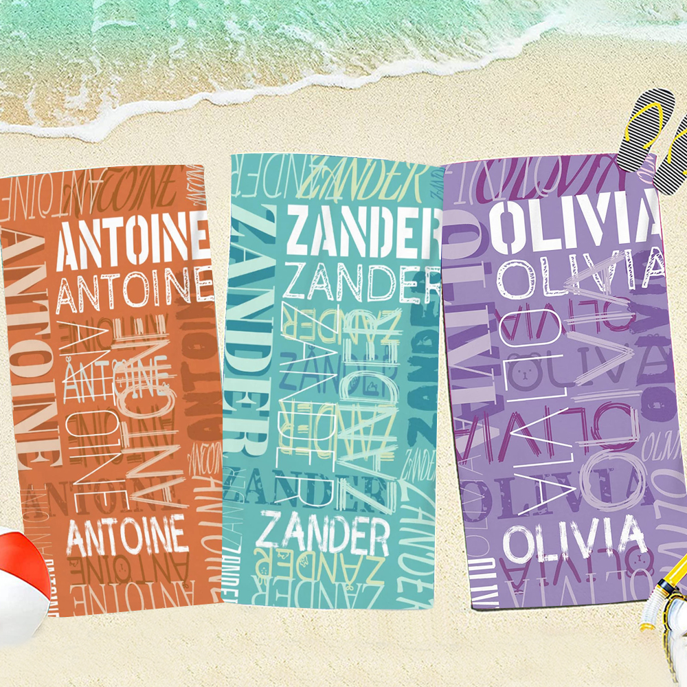 Personalized Lovely Kid Towel for Summer & Beach | CWTowel58
